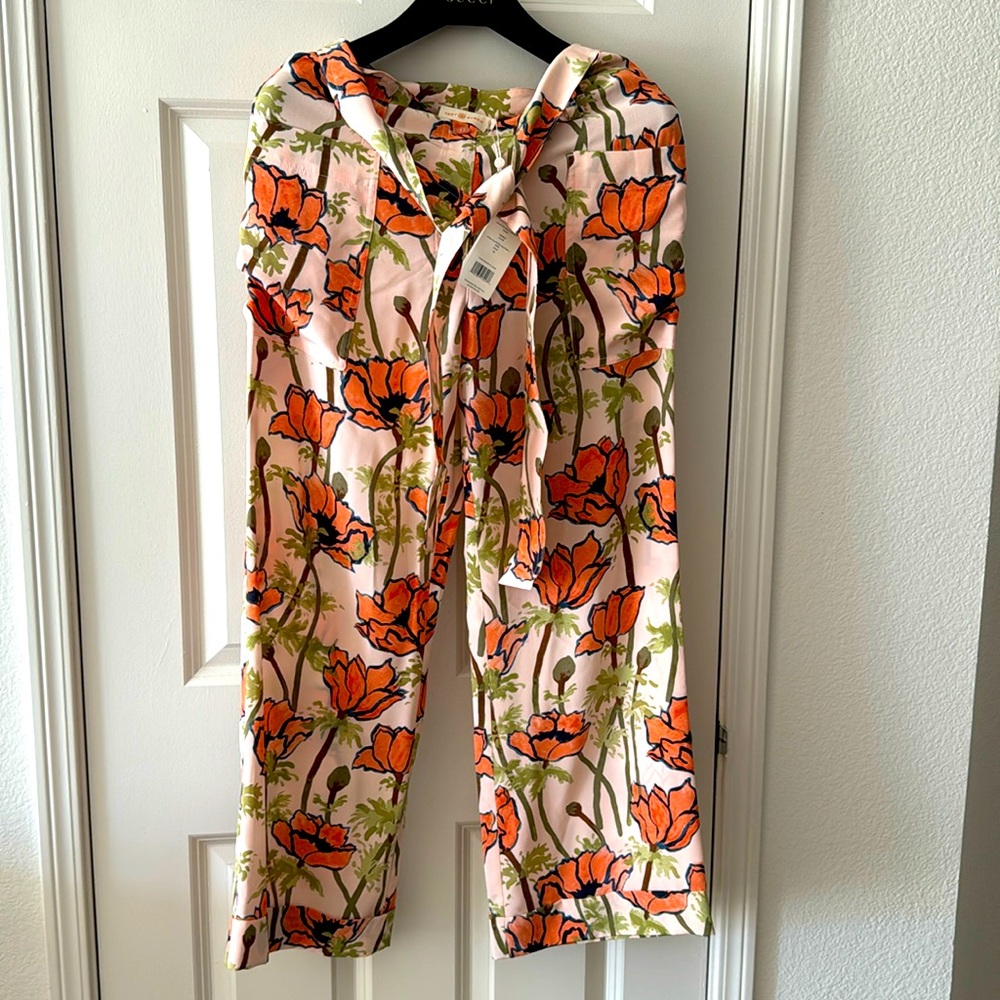 Tory Burch silk summer pant